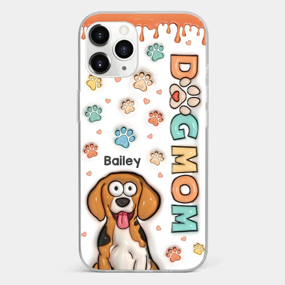 A Pet Is A Friend You Can Count On - Dog & Cat Personalized Custom 3D Inflated Effect Printed Clear Phone Case - Gift For Pet Owners, Pet Lovers