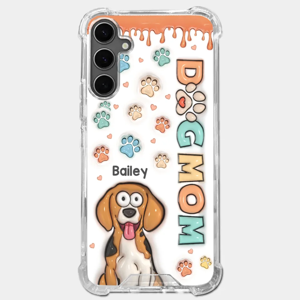 A Pet Is A Friend You Can Count On - Dog & Cat Personalized Custom 3D Inflated Effect Printed Clear Phone Case - Gift For Pet Owners, Pet Lovers