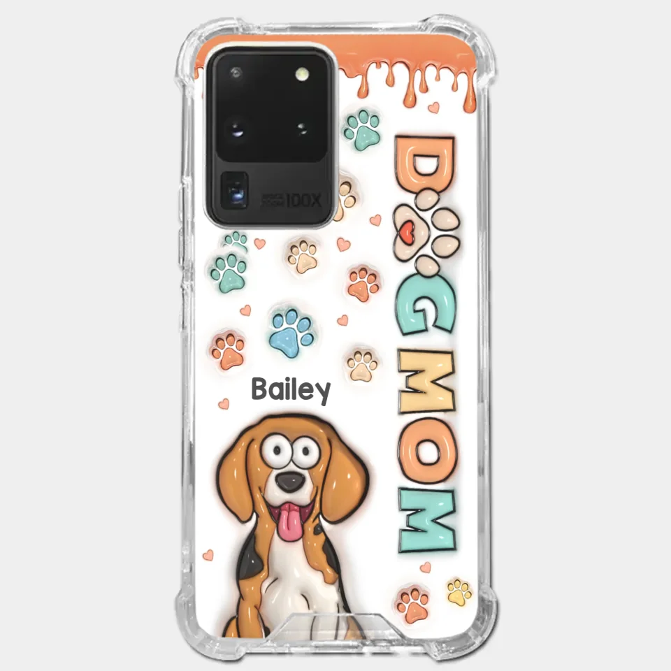 A Pet Is A Friend You Can Count On - Dog & Cat Personalized Custom 3D Inflated Effect Printed Clear Phone Case - Gift For Pet Owners, Pet Lovers