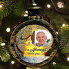 Custom Photo You Are Never Far From Our Hearts - Memorial Personalized Custom Candlelight Lantern Ornament - Sympathy Gift, Christmas Gift For Family Members