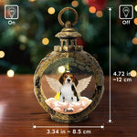 Custom Photo Memories Are The Light That Guides Our Hearts - Memorial Personalized Custom Candlelight Lantern Ornament - Christmas Gift, Sympathy Gift For Pet Owners, Pet Lovers