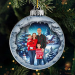 Custom Photo We Celebrate Our Family - Family Personalized Custom Ornament - Acrylic Custom Shaped - Christmas Gift For Family Members