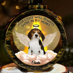 Custom Photo Memories Are The Light That Guides Our Hearts - Memorial Personalized Custom Candlelight Lantern Ornament - Christmas Gift, Sympathy Gift For Pet Owners, Pet Lovers