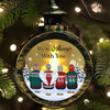 In Loving Memory Of A Life Well-Lived - Memorial Personalized Custom Candlelight Lantern Ornament - Sympathy Gift, Christmas Gift For Family Members