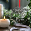 We Make The Perfect Blend, My Best-Tea - Bestie Personalized Custom Circle Glass Ornament - Christmas Gift For Best Friends, BFF, Sisters