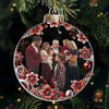 Custom Photo Heart Full Of Christmas Joy And Family Love - Family Personalized Custom Ornament - Acrylic Custom Shaped - Christmas Gift For Family Members