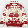 Congrats On Being My Husband - Couple Personalized Custom Ugly Sweatshirt - Unisex Wool Jumper - Christmas Gift For Husband Wife, Anniversary