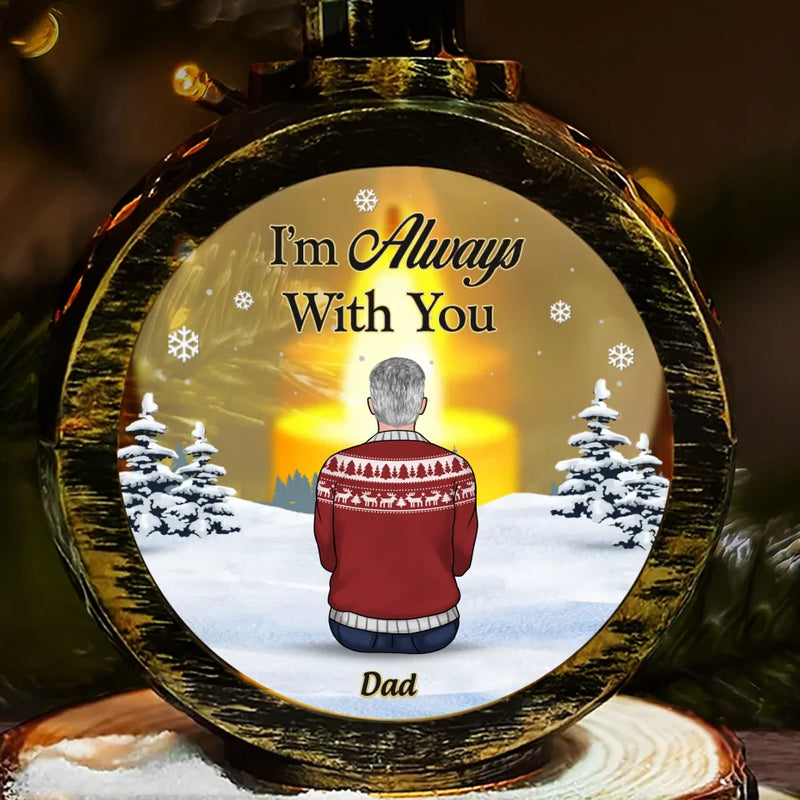 In Loving Memory Of A Life Well-Lived - Memorial Personalized Custom Candlelight Lantern Ornament - Sympathy Gift, Christmas Gift For Family Members