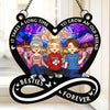 Friendship Is The Sweetest Gift Of All - Bestie Personalized Window Hanging Suncatcher Ornament - Gift For Best Friends, BFF, Sisters