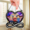 Friendship Is The Sweetest Gift Of All - Bestie Personalized Window Hanging Suncatcher Ornament - Gift For Best Friends, BFF, Sisters