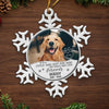 Custom Photo The Warmth Of Memory - Memorial Personalized Custom Ornament - Metal Custom Shaped - Sympathy Gift, Christmas Gift For Pet Owners, Pet Lovers