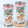 With You, I’m Never Alone - Dog Personalized Custom 3D Inflated Effect Printed Tumbler - Gift For Pet Owners, Pet Lovers