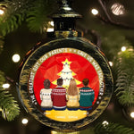 Custom Name Christmas Family Gifts - Personalized Candlelight Lantern Ornament