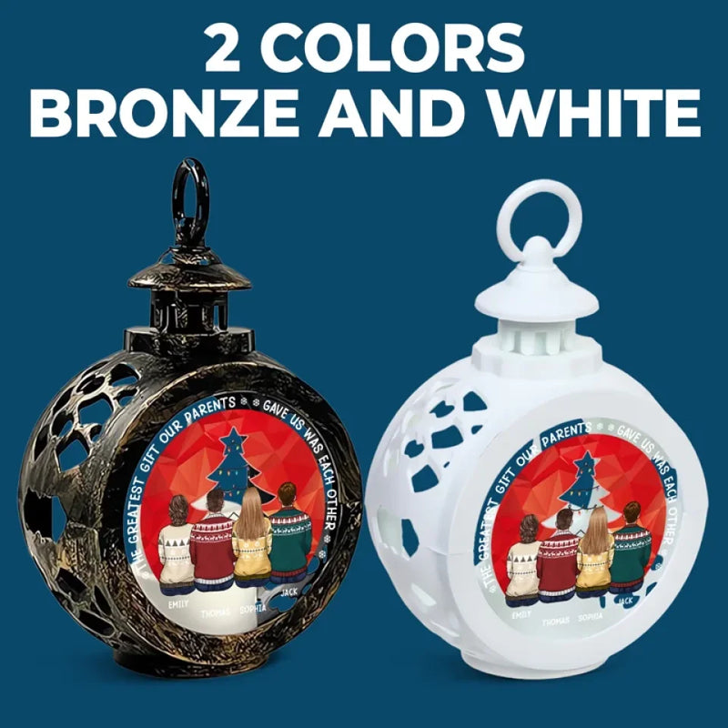 Family Is The Gift That Lasts Forever - Family Personalized Custom Candlelight Lantern Ornament - Christmas Gift For Family Members