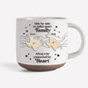 Family Is Not Defined By Distance, But By Love - Family Personalized Custom Printed Pottery Mug - Christmas Gift For Family Members