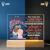 Follow Your Dreams, Believe In Yourself - Family Personalized Custom Shaped 3D LED Light - Gift For Mom, Daughter