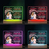 Follow Your Dreams, Believe In Yourself - Family Personalized Custom Shaped 3D LED Light - Gift For Mom, Daughter