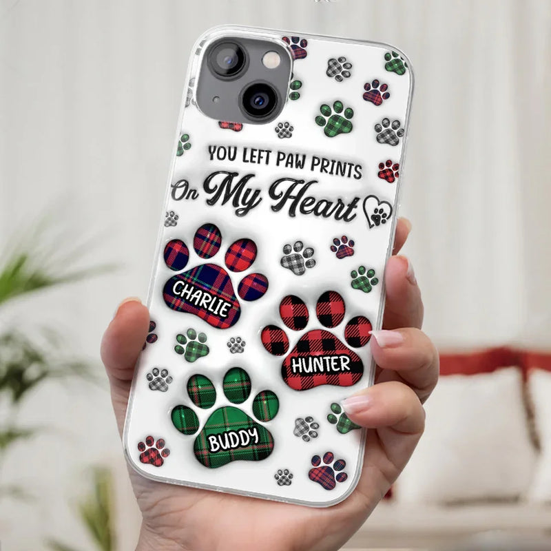 In Loving Memory Of Our Furry Friends - Memorial Personalized Custom 3D Inflated Effect Printed Clear Phone Case - Sympathy Gift, Christmas Gift For Pet Owners, Pet Lovers
