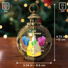 Every Christmas Together Is A New Chapter - Family Personalized Custom Candlelight Lantern Ornament - Christmas Gift For Family Members, First Christmas