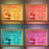 I Wish You Joy And Peace - Family Personalized Custom Frame Light Box - Gift For Mom, Daughter