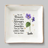 You Are Braver Than Your Believe - Bestie Personalized Custom Jewelry Dish - Gift For Best Friends, BFF, Sisters