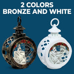 The Best Gift Is Sharing Our First Christmas As A Couple - Couple Personalized Custom Candlelight Lantern Ornament - Christmas Gift For Husband Wife, Anniversary, First Christmas
