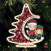 A Grandchild Is The Tinsel On The Christmas Tree Of Life - Family Personalized Custom Ornament - Acrylic Custom Shaped - Christmas Gift For Grandma, Grandkid
