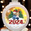 Keep Calm And Have A Merry Christmas - Family Personalized Custom Candlelight Lantern Ornament - Christmas Gift For Family Members