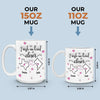 Far But Never Forgotten - Bestie Personalized Custom 3D Inflated Effect Printed Mug - Gift For Best Friends, BFF, Sisters