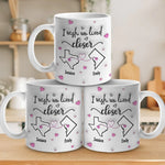 Far But Never Forgotten - Bestie Personalized Custom 3D Inflated Effect Printed Mug - Gift For Best Friends, BFF, Sisters