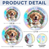 Custom Photo We Find Endless Affection - Memorial Personalized Custom Hologram Ornament - Sympathy Gift, Christmas Gift For Pet Owners, Pet Lovers