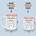 Friendship Transcends Distance And Time - Bestie Personalized Custom 3D Inflated Effect Printed Mug - Gift For Best Friends, BFF, Sisters