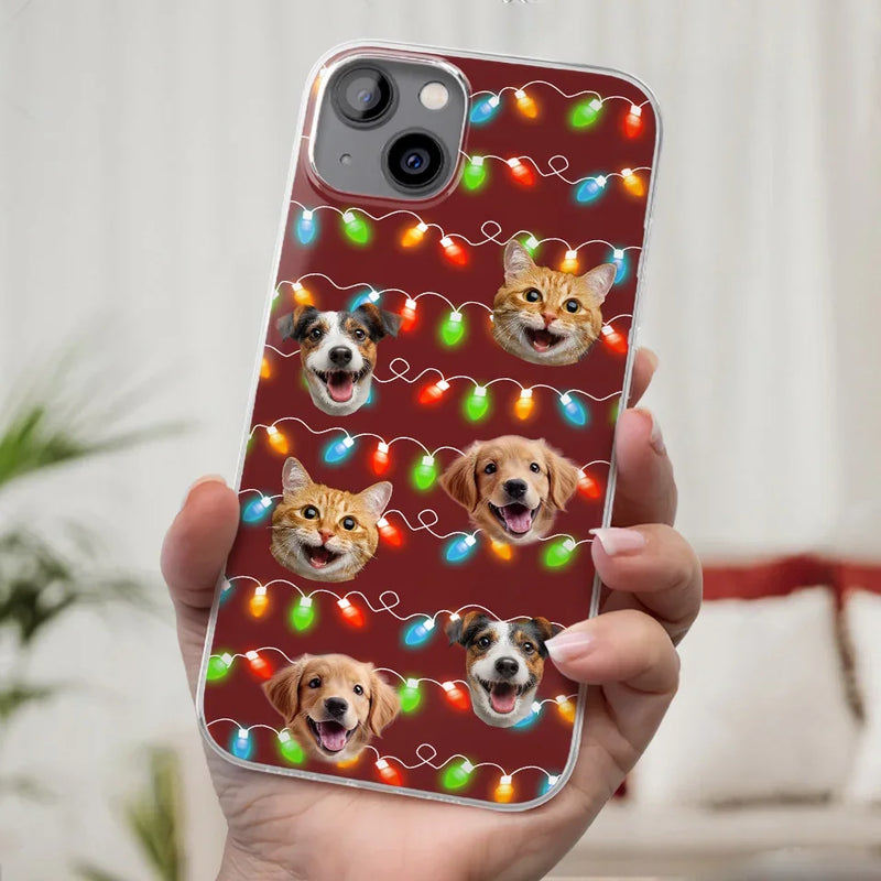 Custom Photo Pet’s Love Is Unconditional And Pure - Dog & Cat Personalized Custom Clear Phone Case - Christmas Gift For Pet Owners, Pet Lovers