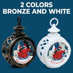 Custom Name Funny Couple Christmas Gifts - Personalized Candlelight Lantern Ornament