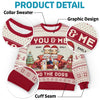 Pawsitively Grateful For The Joy My Pet Brings This Christmas - Dog & Cat Personalized Custom Ugly Sweatshirt - Unisex Wool Jumper - Christmas Gift For Husband Wife, Anniversary, Pet Owners, Pet Lovers