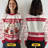 Pawsitively Grateful For The Joy My Pet Brings This Christmas - Dog & Cat Personalized Custom Ugly Sweatshirt - Unisex Wool Jumper - Christmas Gift For Husband Wife, Anniversary, Pet Owners, Pet Lovers