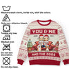 Pawsitively Grateful For The Joy My Pet Brings This Christmas - Dog & Cat Personalized Custom Ugly Sweatshirt - Unisex Wool Jumper - Christmas Gift For Husband Wife, Anniversary, Pet Owners, Pet Lovers