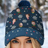 Custom Photo May You Experience A Magical Christmas - Family Personalized Custom Christmas Beanie Hat - Christmas Gift For Family Members