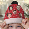 Custom Photo Family Makes Every Holiday Moment Special - Family Personalized Custom Christmas Beanie Hat - Christmas Gift For Family Members