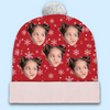 Custom Photo Family Makes Every Holiday Moment Special - Family Personalized Custom Christmas Beanie Hat - Christmas Gift For Family Members