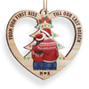 With You, Every Moment Is Special - Couple Personalized Custom Ornament - Wood Custom Shaped - Christmas Gift For Husband Wife, Anniversary