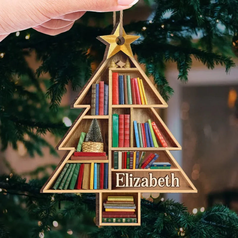 Custom Wood, Acrylic Ornament - Personalized Christmas Bookish Gifts For Book Lovers, Bookworms, Readers - Books Are The Mirrors Of The Soul