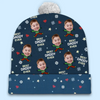 Custom Photo May You Experience A Magical Christmas - Family Personalized Custom Christmas Beanie Hat - Christmas Gift For Family Members