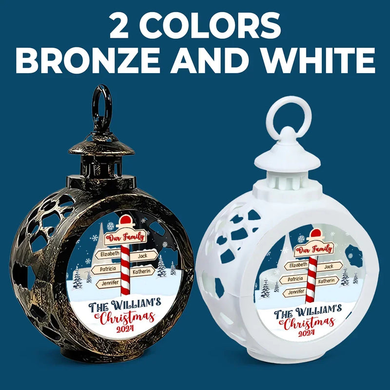Family Is The Greatest Gift Of All, Especially At Christmas - Family Personalized Custom Candlelight Lantern Ornament - Christmas Gift For Family Members