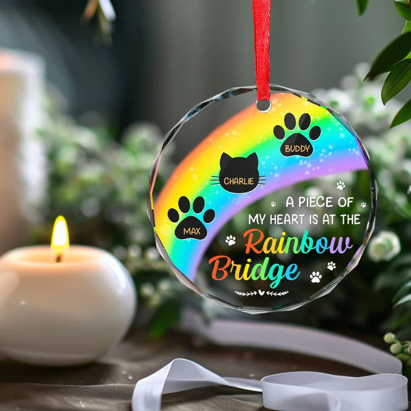 Thanks For Everything I Had A Great Time - Memorial Personalized Custom Circle Glass Ornament - Christmas Gift, Sympathy Gift For Pet Owners, Pet Lovers