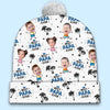 Custom Photo Family Love Truly Shines - Family Personalized Custom Christmas Beanie Hat - Christmas Gift For Family Members