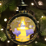 I Wish We Lived Closer - Bestie Personalized Custom Candlelight Lantern Ornament - Christmas Gift For Best Friends, BFF, Sisters