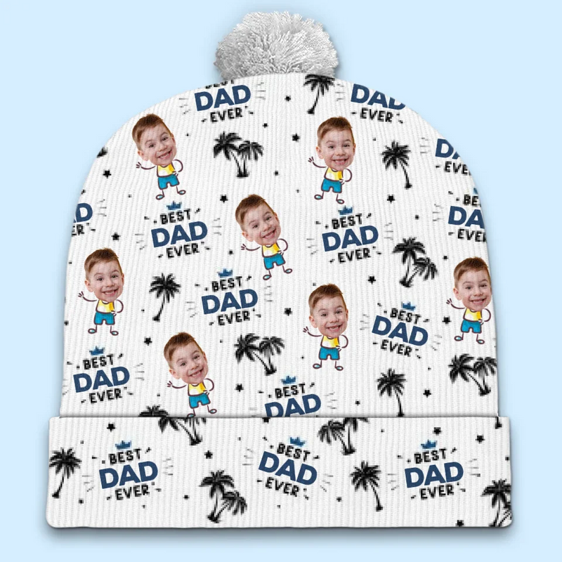 Custom Photo Family Love Truly Shines - Family Personalized Custom Christmas Beanie Hat - Christmas Gift For Family Members