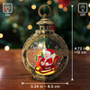 Custom Photo Tiny Hands, Big Christmas Magic - Family Personalized Custom Candlelight Lantern Ornament - Christmas Gift For Baby Kids, Newborn Baby, First Christmas