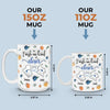 No Distance Can Dim The Light Of Our Friendship - Bestie Personalized Custom 3D Inflated Effect Printed Mug - Gift For Best Friends, BFF, Sisters